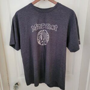 Marmot Men's L Dark Gray T-Shirt Great Condition